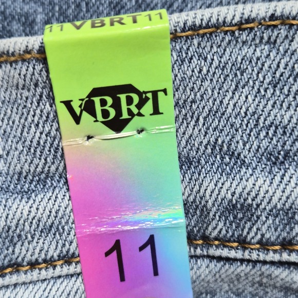 VBRT Pearl Stud High Rise Wide Leg Jeans 11/29 NWT - Picture 9 of 13